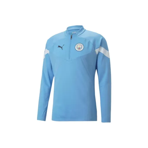 PUMA 2022 23 Manchester City Футбол Джерси Унисекс Синий