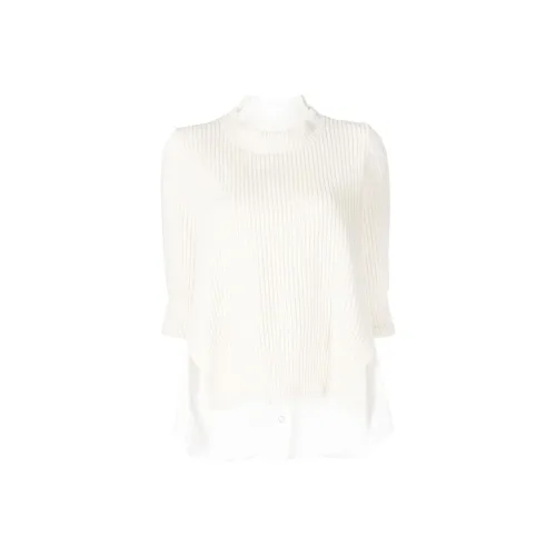 sacai Белый Женские Свитеры