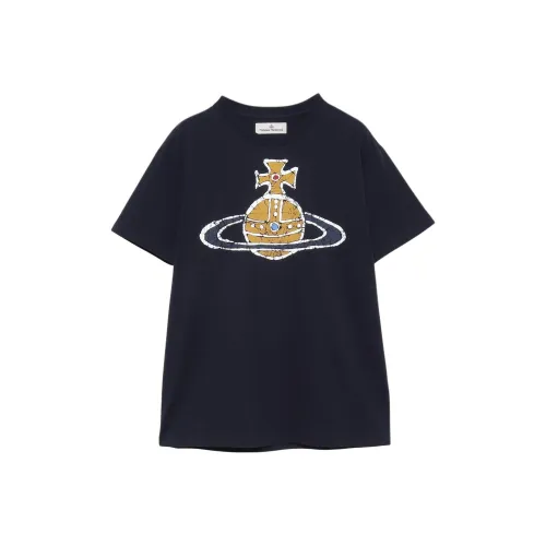 Vivienne Westwood Женские футболки морского синего цвета
