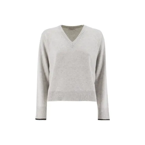 BRUNELLO CUCINELLI Серый Женские Свитеры