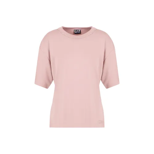 EMPORIO ARMANI EA7 Розовые Женские Футболки