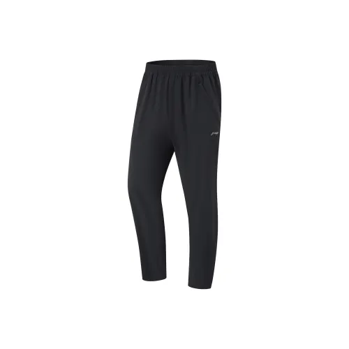 LINING Fitness Series Мужские спортивные брюки черного цвета