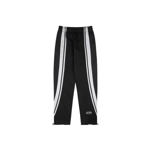 BKCXZICE Быстросохнущий Дышащий Шнур Баскетбол Штаны с манжетами Свободный крой Прямой крой Спортивные брюки Мужские Черные