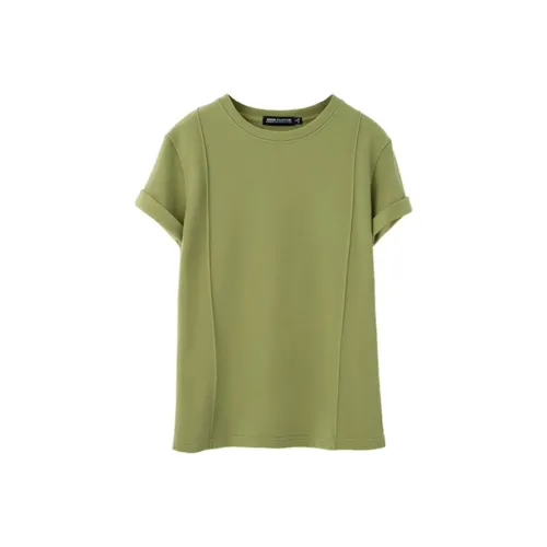 SOON FLOWER T-рубашка Женская Фрукт Зеленый