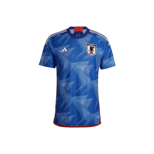 Adidas Футбол Джерси Японская версия Унисекс Синий
