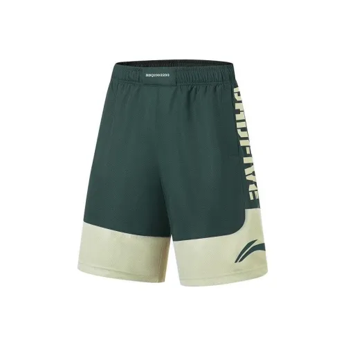 LINING Badfive Баскетбольные шорты Мужские Зеленый Garlic Зеленый Пена Хаки