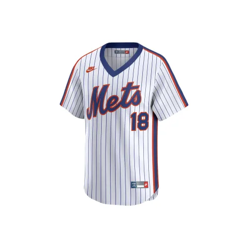 nike Darryl Клубничный New York Mets Cooperstown Футбол Джерси Мужской Морской синий