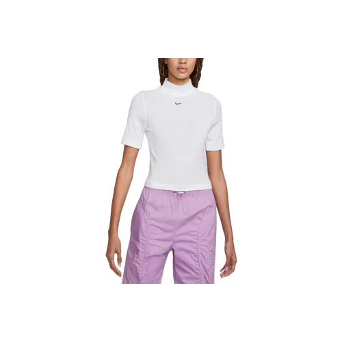 NIKE Белые Женские Короткие Топы