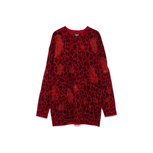 VERSACE SS24 Свитер Женский Ярко-Красный