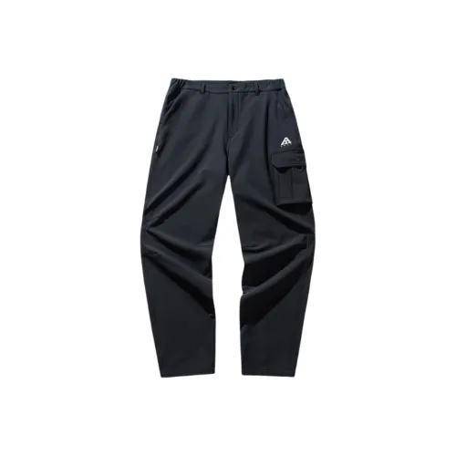 Anta Outdoor Collection Черные Мужские Спортивные Брюки
