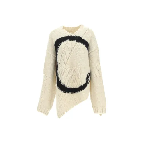 MM6 Maison Margiela совместный бренд FW22 Свитер Женский Белый