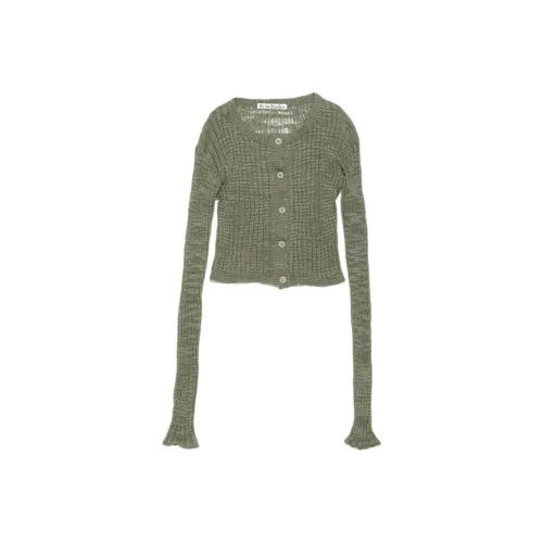 ACNE STUDIOS CROP TOP Женский Морской Зеленый