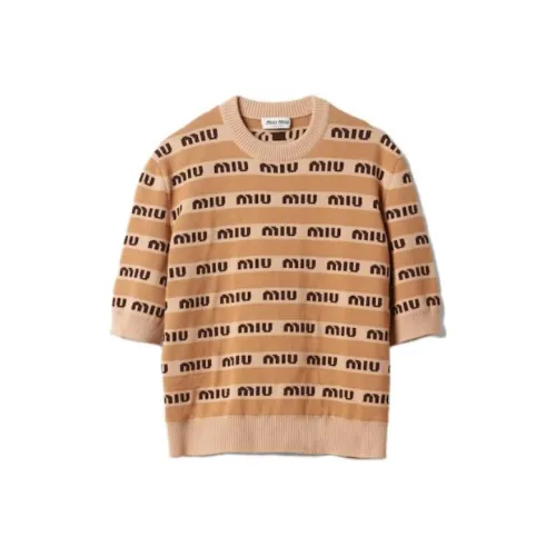 MIU MIU Коричневый Женские Свитеры