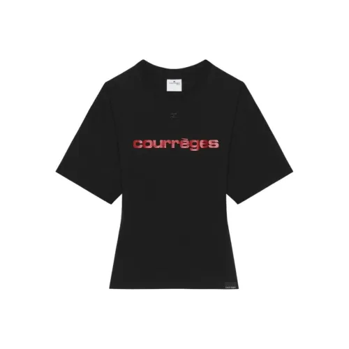 COURREGES Черные Женские Рубашки T