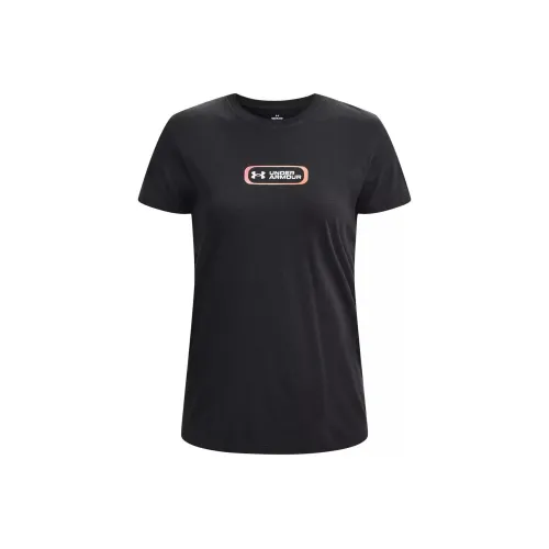 Under Armour Градиентный Pill T Рубашка Женская Черная