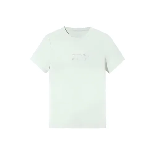 ANTA Variety Тренировки Коллекция T Рубашка Женские Wuzhi Аква-зеленый