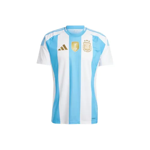 Adidas Argentina 24 Синий с Белым Lettering Мужские Футбольные Джерси