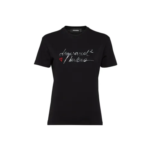 DSQUARED 2 T-рубашка женская черная