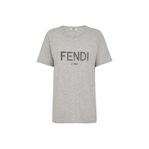 FENDI Серые Женские T-рубашки