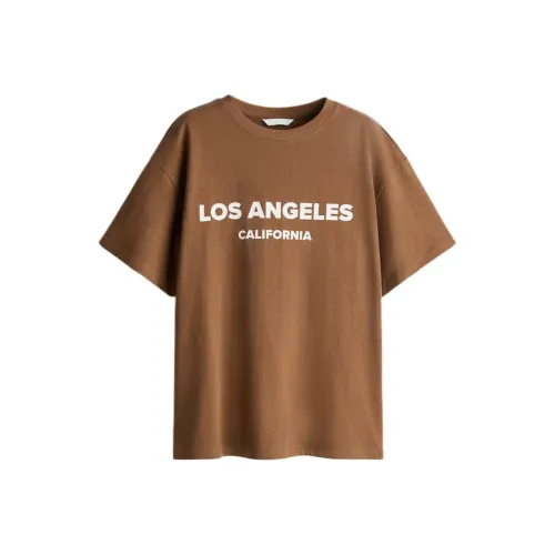 H&M Коричневые Женские Футболки