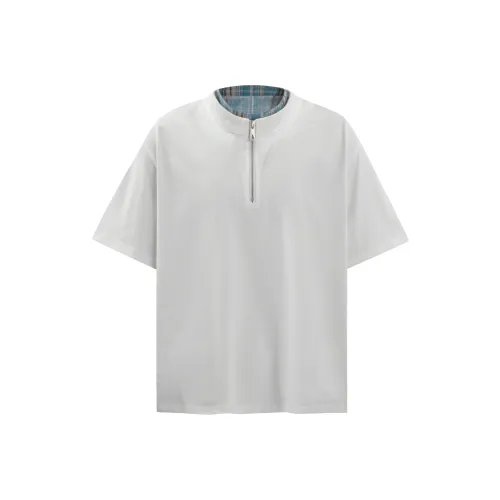 BEAR UNION Рукав с оборванным плечом T-рубашка Унисекс Белый