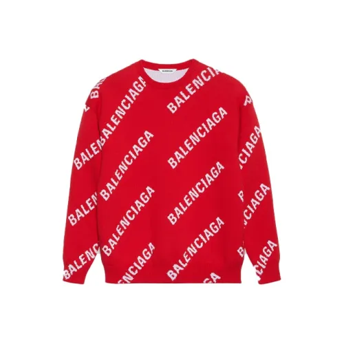 BALENCIAGA Женские свитеры красного цвета