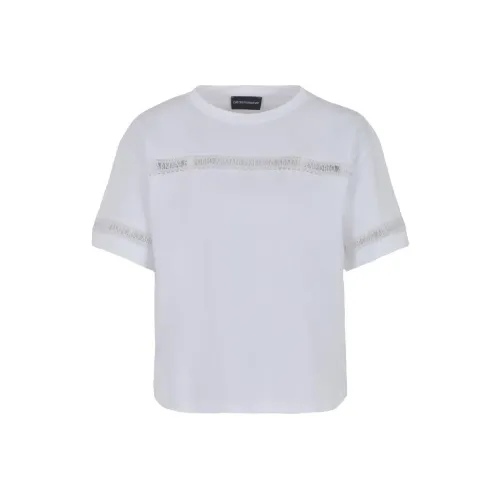 EMPORIO ARMANI Белые Женские Футболки
