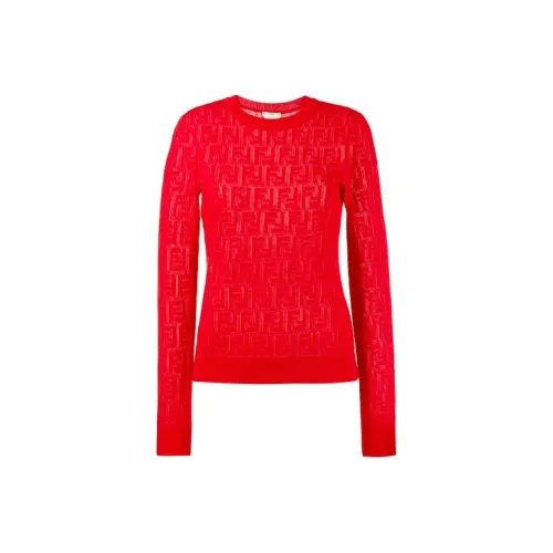 FENDI Красный Женские Свитеры