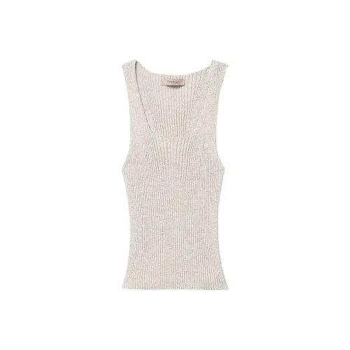 Твинсет Милано Майка Женская Белая