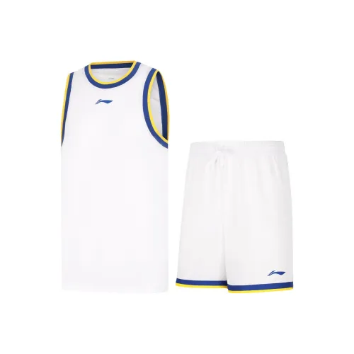 LINING CBA Collection Баскетбольный костюм мужской стандартный белый