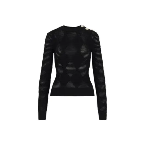 BALMAIN Черные Женские Свитеры