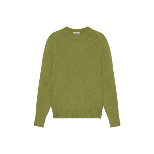 GANNI Зеленые Женские Свитеры