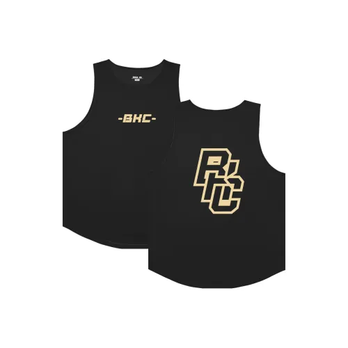 BKCXZICE Летний топ без рукавов Унисекс Черный