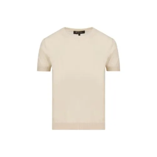 Loro Piana Бежевый Молочный Цвет Женские Свитеры