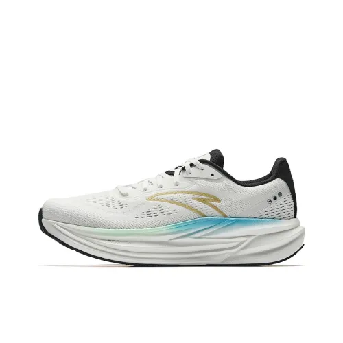 Anta Champion 4 Slip-resistant Abrasion-resistant Low Top PG7 Casual Running Shoes Men's White Анта Champion 4 Противоскользящий Устойчивый к истиранию Низкий Топ PG7 Повседневные Беговые Кроссовки Мужские Белые