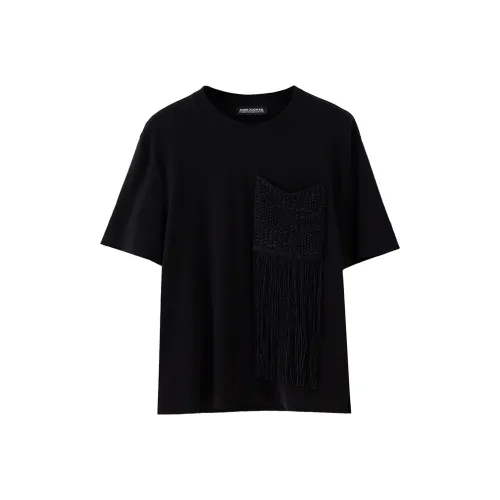 SOON FLOWER T-рубашка Женская Черная