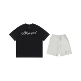 Set (Black Top + Floral Gray-Red Shorts)  
Комплект (Черный топ + Цветочные серо-красные шорты)