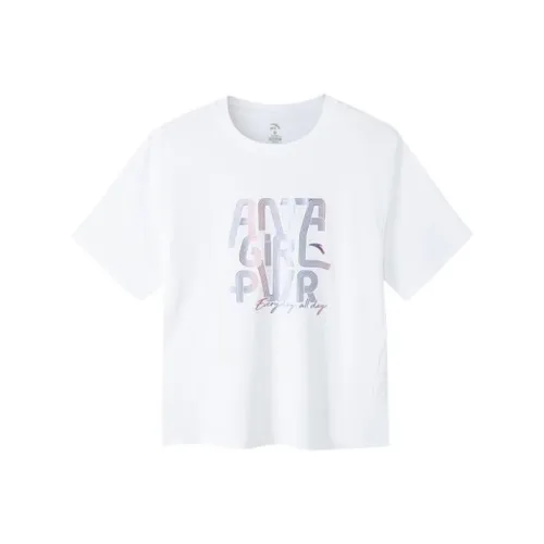 ANTA T-Shirt Женская Чисто Белая
