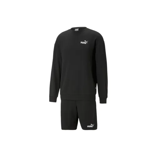 PUMA Relaxed Свитшот Повседневная Спортивная Одежда Мужской Черный