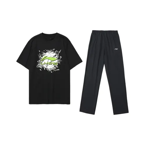 Лайнер Повседневная Спортивная Одежда Мужская Черный