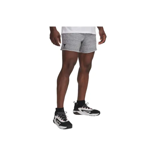 Under Armour ProjectRock Махровые Спортивные Шорты Мужские Серый Фотиния 012