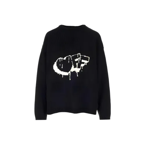 Off Белый SS22 Черный Женские Свитеры