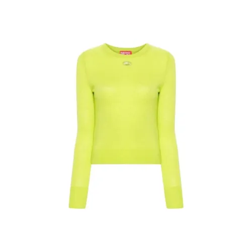 DIESEL Желтые Женские Свитеры