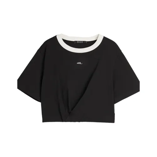 ELLE Черные Женские Т-рубашки