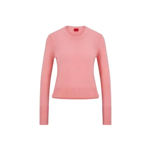 HUGO BOSS Розовые Женские Свитеры