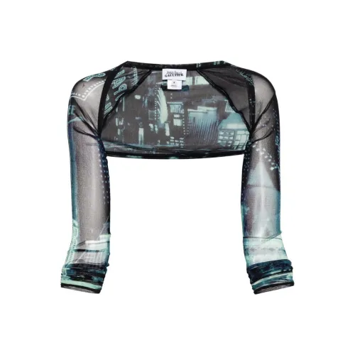 Jean Paul Gaultier CROP TOP Женские Морской синий