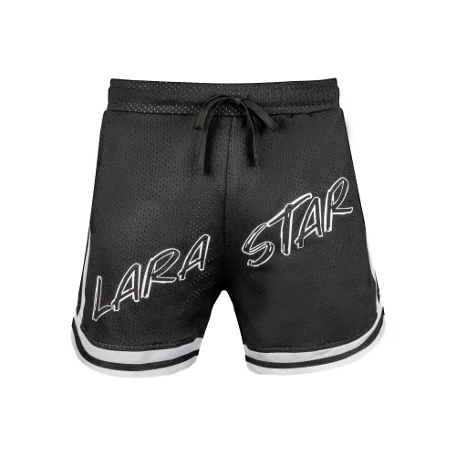 LARA STAR Спортивные шорты Унисекс Черный