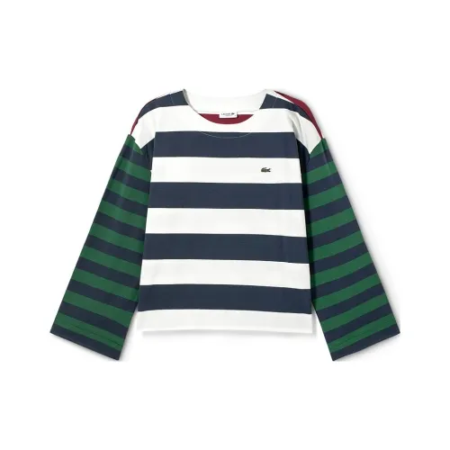 LACOSTE SS22 Длинный рукав Т-рубашка Женская Многоцветная
