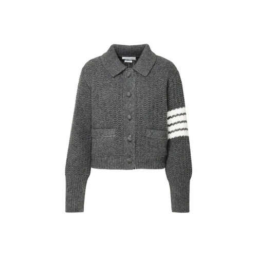 THOM BROWNE Серые Женские Свитеры
