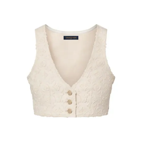 LOUIS VUITTON Crop Top Женский Бежевый